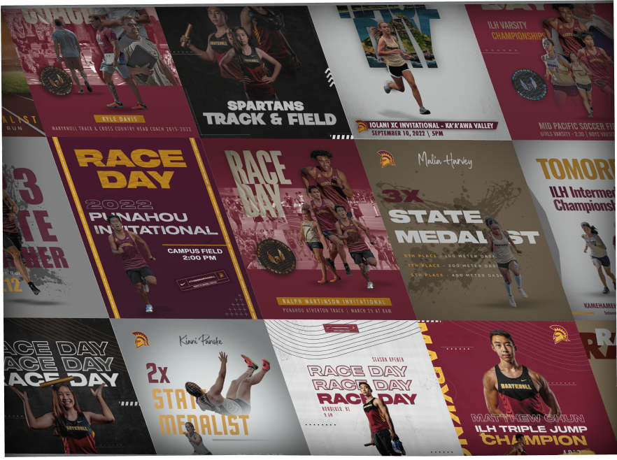 Compilation of sports poster edits